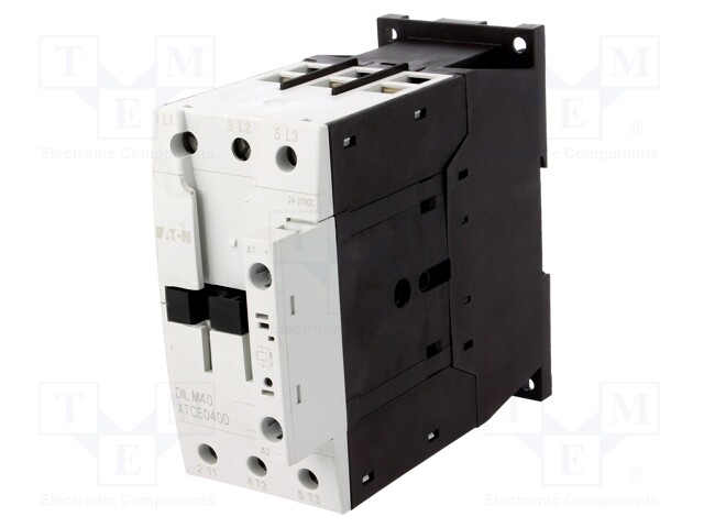 Contactor: 3-pole; NO x3; 24VDC; 40A; DILM40; screw terminals
