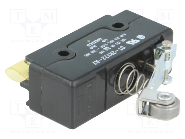 Microswitch SNAP ACTION; with lever (with roller); DPDT; Pos: 2