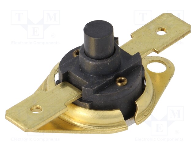 Sensor: thermostat; Output conf: NC; 70°C; 16A; 250VAC; ±15°C