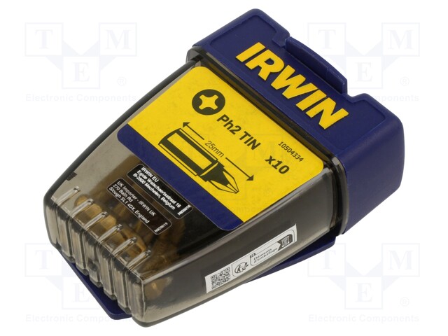 Screwdriver bit; Phillips; PH2; Overall len: 25mm; 10pcs.