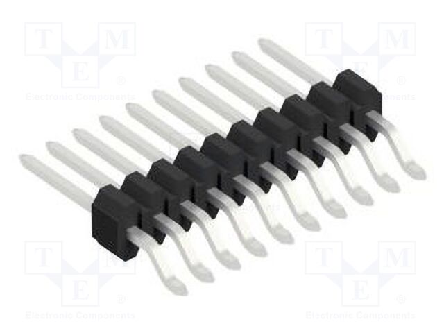 Connector: pin strips; pin header; male; PIN: 10; 1.27mm; SMT; 1x10