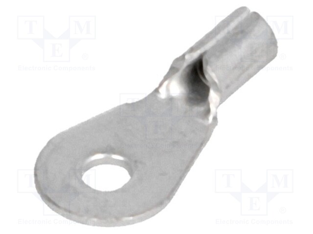 Ring terminal; M2,5; 0.25÷1.5mm2; crimped; for cable; tinned