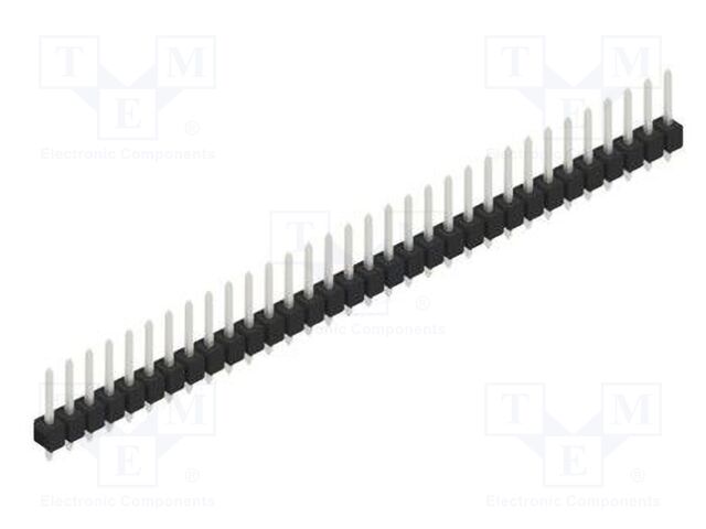 Connector: pin strips; pin header; male; PIN: 32; 2.54mm; THT; 1x32