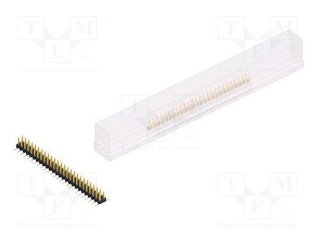 Connector: pin strips; pin header; male; PIN: 52; 2mm; SMT; 2x26