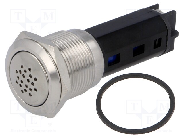 Signaller: sound; 80dB; Ø19mm; 1÷10mm; screw terminals; IP50; 360mW