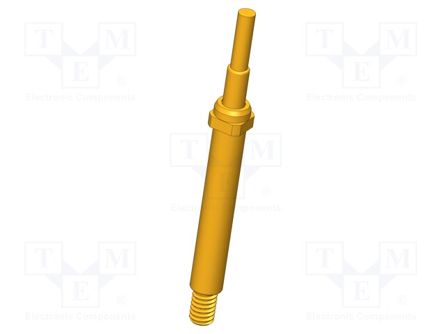Test needle; Operational spring compression: 4mm; 8A; Ø: 1.4mm
