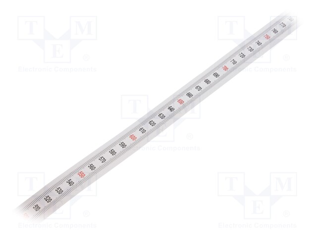 Ruler; figures vertically arranged,self-adhesive; W: 11mm