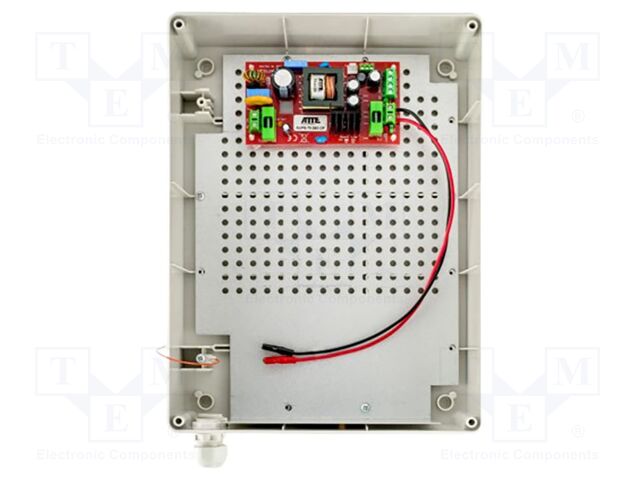 Power supply; IP56; 190÷260VAC; CCTV; PCB,plastic; AUPS; 24VDC