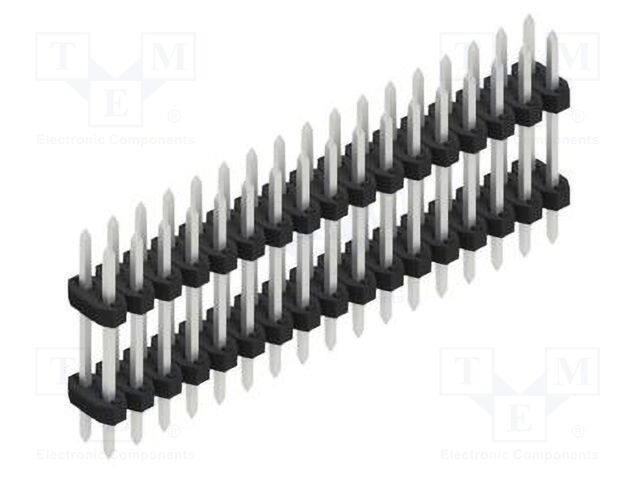 Connector: pin strips; pin header; male; PIN: 34; 2mm; THT; 2x17