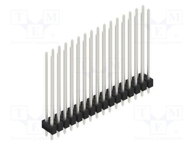 Connector: pin strips; pin header; male; PIN: 32; 2.54mm; THT; 2x16