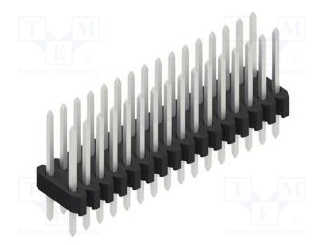 Connector: pin strips; pin header; male; PIN: 32; 1.27mm; THT; 2x16