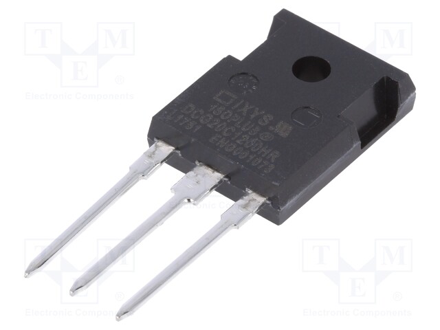 Diode: Schottky rectifying; SiC; THT; 1.2kV; 2x12.5A; ISO247™