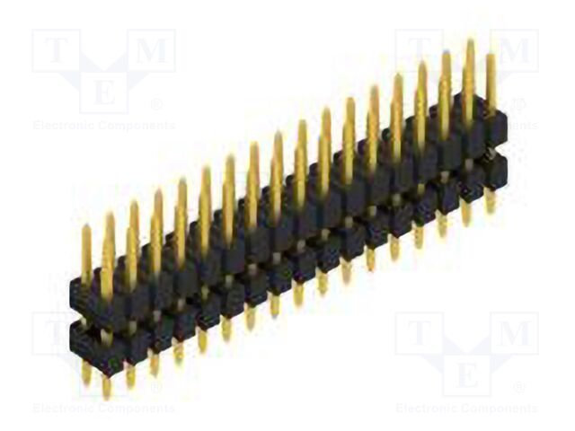 Connector: pin strips; pin header; male; PIN: 34; 2.54mm; THT; 2x17