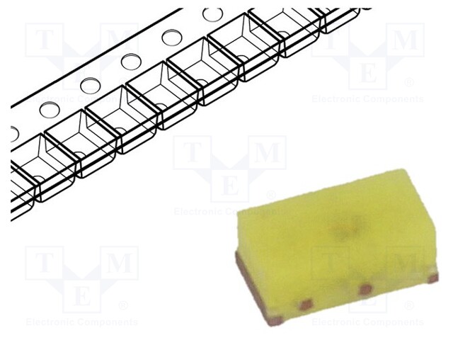 LED; SMD; 0603; white cold; 140÷280mcd; 5500(typ)K; 160°; 10mA