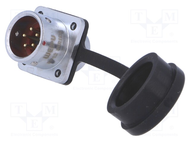 Socket; male; SF12; PIN: 5; IP67; 5A; soldering; 180V; 0.75mm2