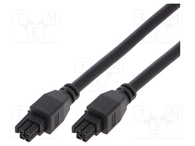 Cable; Micro-Fit 3.0; female; PIN: 4; Len: 3m; 5A; Insulation: PVC