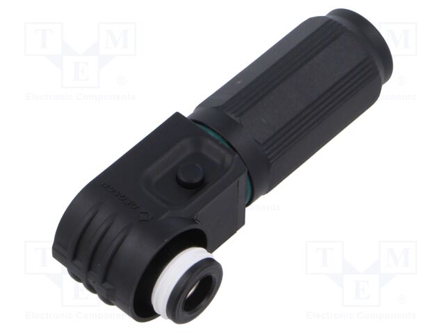Connector: DC supply; plug; ES-100A; PIN: 1; for cable; crimped