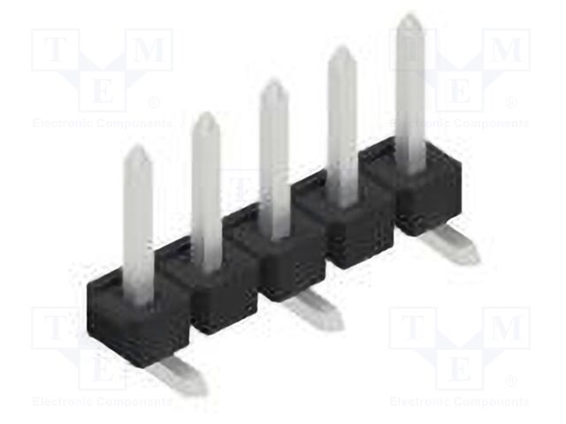 Connector: pin strips; pin header; male; PIN: 5; 2.54mm; SMT; 1x5
