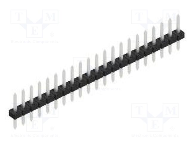 Connector: pin strips; pin header; male; PIN: 21; 2mm; THT; 1x21