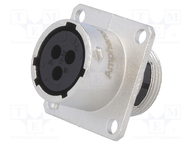 Connector: circular; Series: RT360; socket; female; PIN: 3; IP67