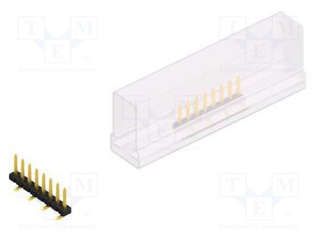 Connector: pin strips; pin header; male; PIN: 8; 2mm; SMT; 1x8; 100V