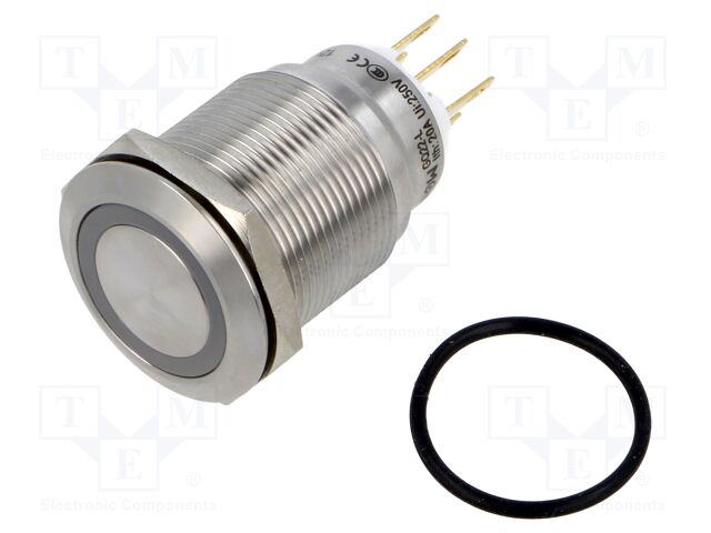 Switch: vandal resistant; Pos: 2; SPDT; 3A/220VAC; 5A/24VDC; IP65