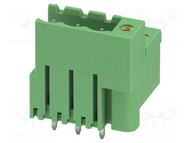 PCB headers, nominal cross section: 2.5 mm?, color: green, n