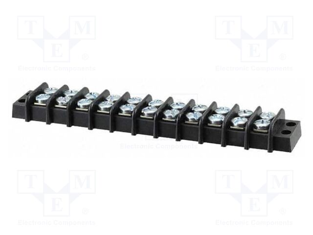 Connector: PCB terminal block; straight; PIN: 11; Contacts: brass