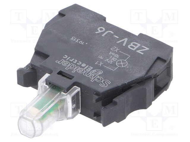 Illuminating unit; 22mm; Harmony XB4; -25÷70°C; Illumin: LED