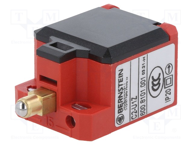 Limit switch; NO + NC; 10A; max.240VAC; rectangle 8,5x3,5mm; IP20
