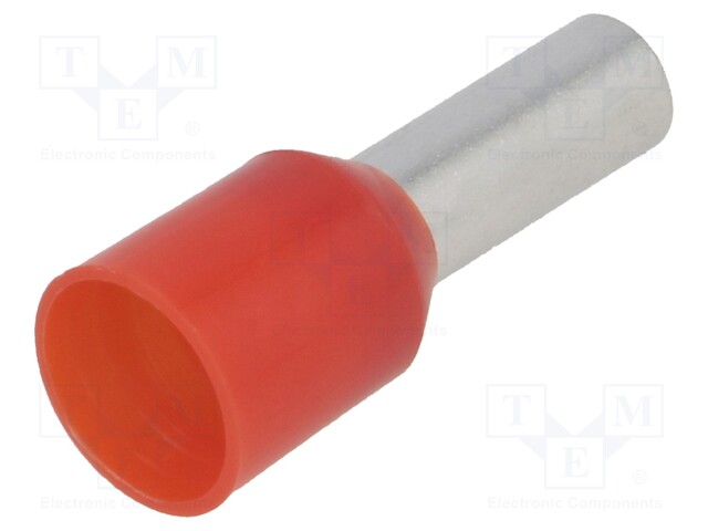Bootlace ferrule; insulated; copper; Insulation: polyamide; 10mm2