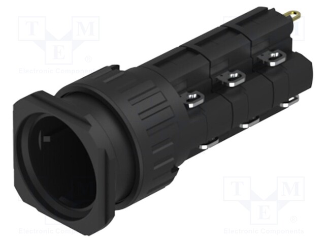 Switch: body; 16mm; Stabl.pos: 2; NC x3 + NO x3; Pos: 2; Ø16.2mm; 51