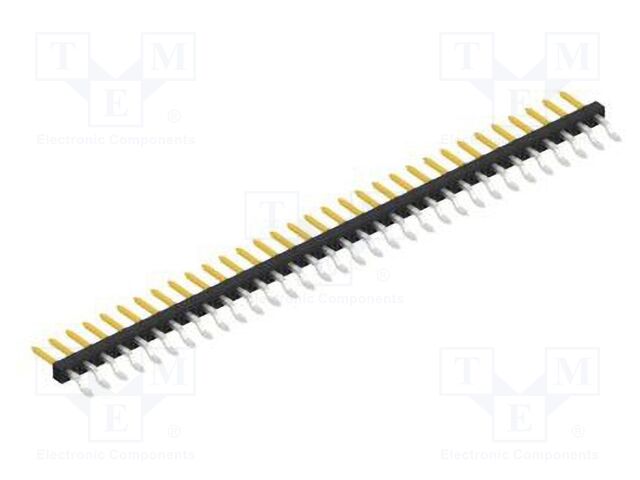 Connector: pin strips; pin header; male; PIN: 32; 2mm; SMT; 1x32