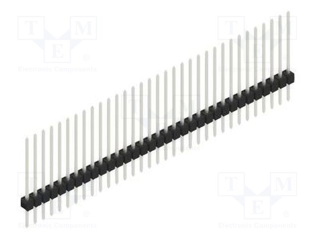 Connector: pin strips; pin header; male; PIN: 33; 2.54mm; THT; 1x33