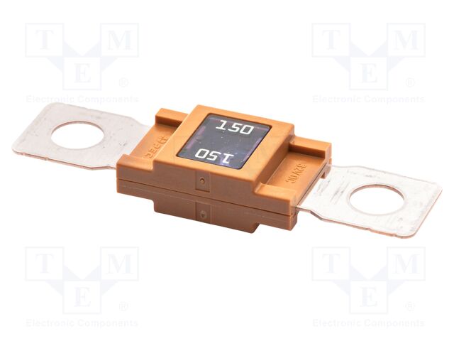 Fuse: fuse; 150A; 32VDC; automotive; 68mm; M8 screw; 68x18.3mm
