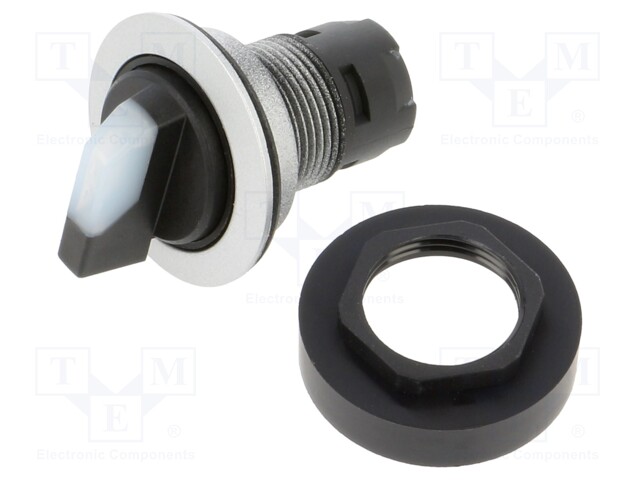 Switch: rotary; 22mm; Stabl.pos: 1; yes; IP65; Pos: 3; Cutout: Ø22.3mm