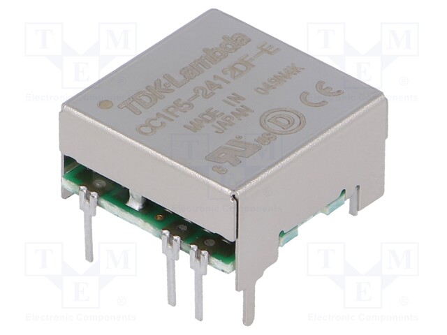 Converter: DC/DC; 1.5W; Uin: 24V; Uout: 12VDC; Uout2: -12VDC; DIP7