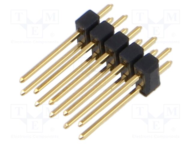 Connector: pin strips; pin header; male; PIN: 10; 2.54mm; THT; 2x5
