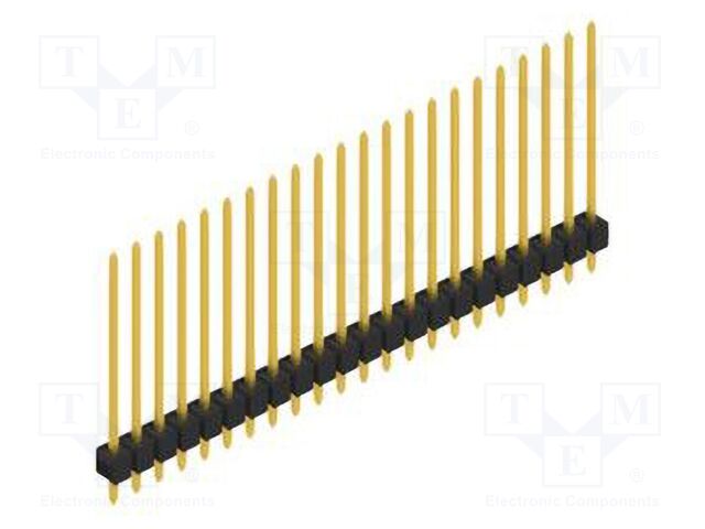 Connector: pin strips; pin header; male; PIN: 22; 2.54mm; THT; 1x22