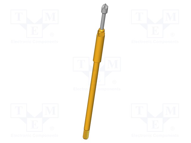 Test needle; Operational spring compression: 4mm; 5A; Ø: 1.75mm