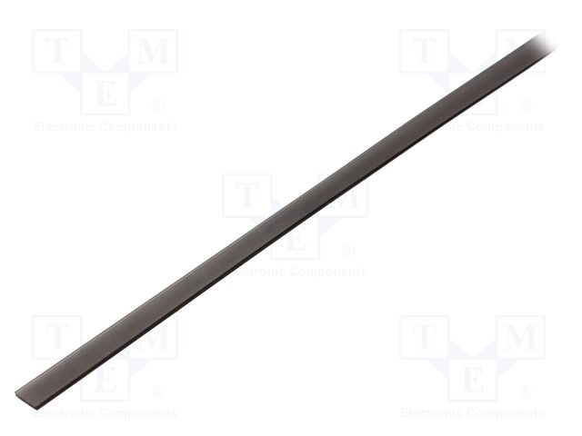 Cover for LED profiles; black; 20m; Kind of shutter: C2; push-in