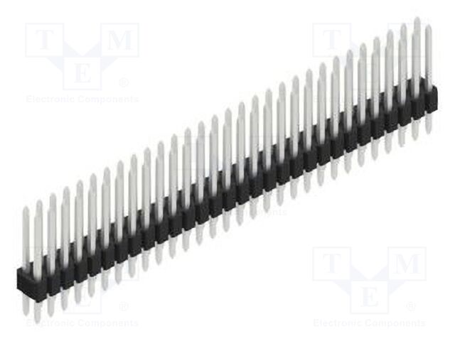 Connector: pin strips; pin header; male; PIN: 60; 1.27mm; THT; 2x30