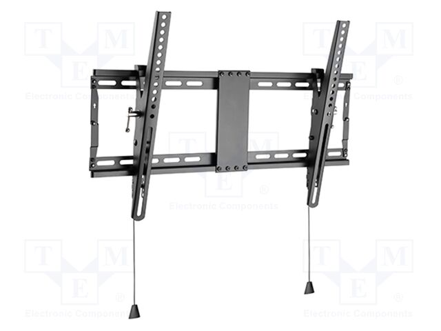 Holder; for wall mounting; 70kg; 37÷80"; black