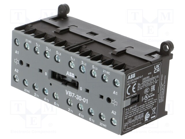 Contactor: 3-pole
