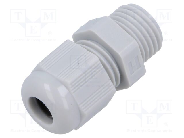Cable gland; PG7; IP68; polyamide 6; light grey; HELUTOP® HT