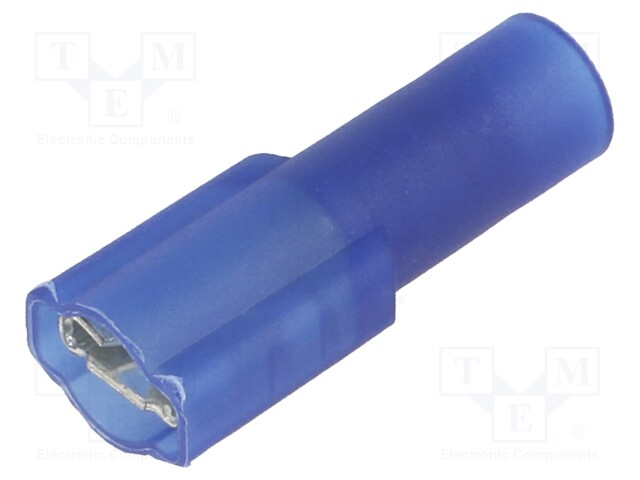 Terminal: flat; 4.8mm; 0.5mm; female; crimped; for cable; insulated