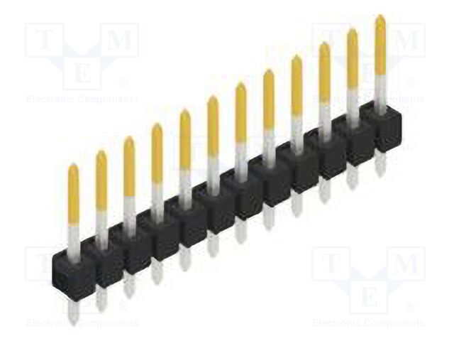 Connector: pin strips; pin header; male; PIN: 12; 2.54mm; THT; 1x12