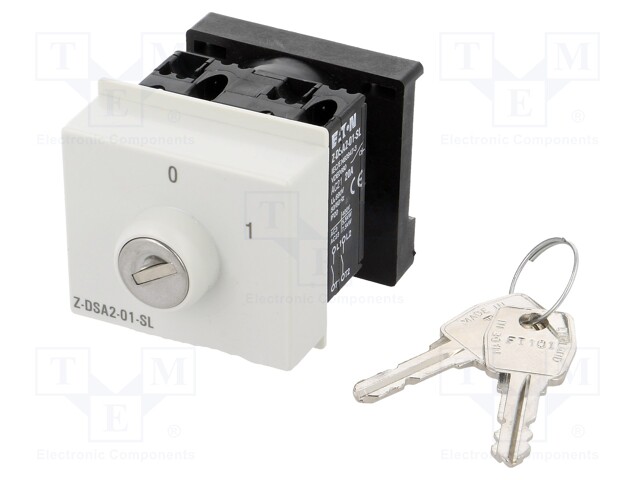 Module: rotary switch; 20A; Mounting: DIN; IP20; 250VAC; 52x65x60mm