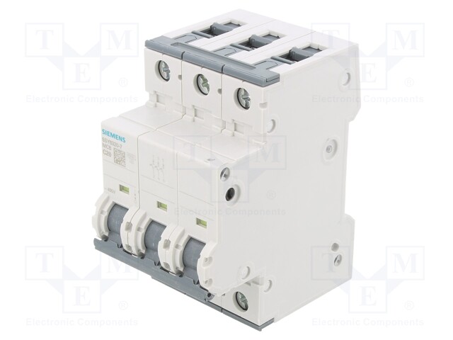 Circuit breaker; 230/400VAC; Inom: 20A; Poles: 3; DIN; Charact: C