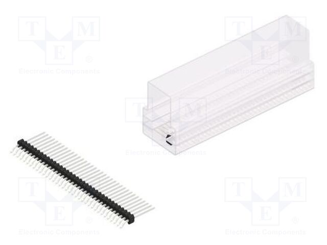 Connector: pin strips; pin header; male; PIN: 35; 1.27mm; SMT; 1x35